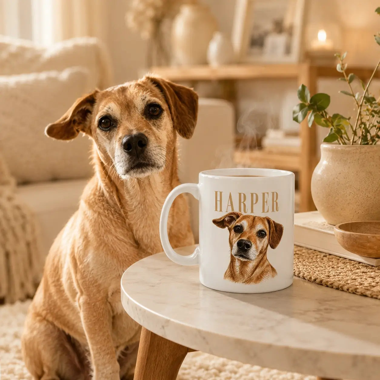 Personalized Pet Portrait Mug