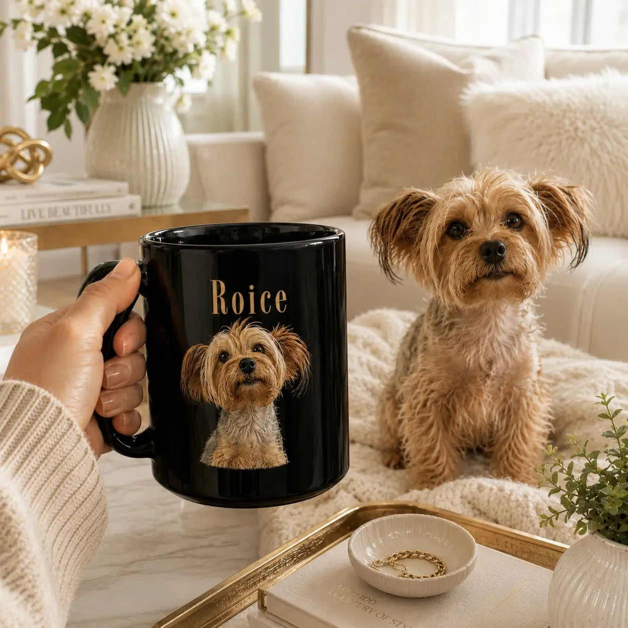Personalized Pet Portrait Mug