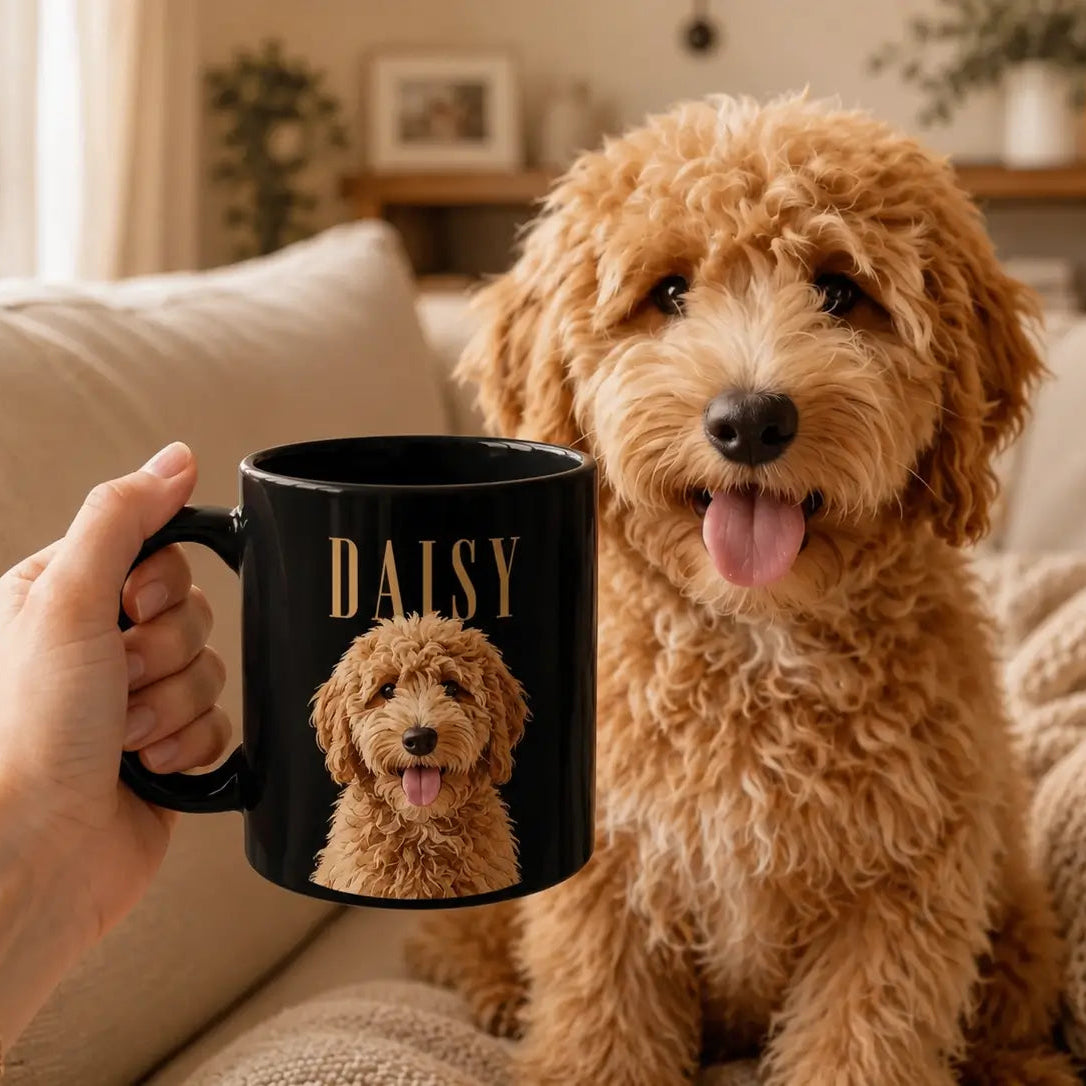 Personalized Pet Portrait Mug