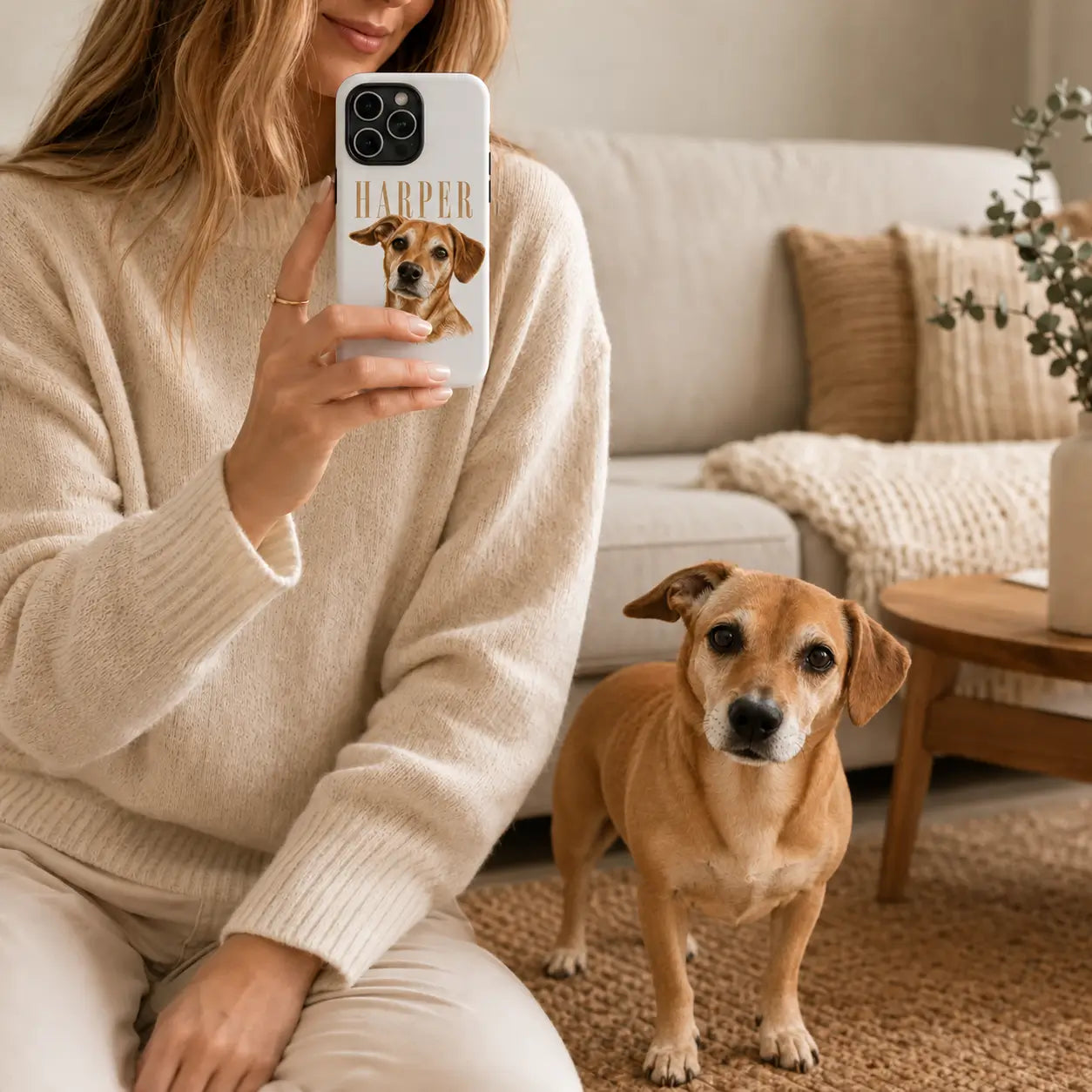 Personalized Pet Portrait Phone Case