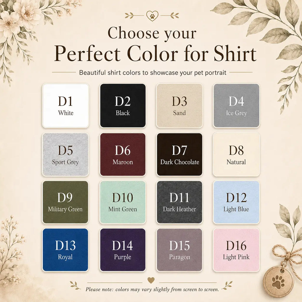 Personalized Pet Portrait T-Shirt