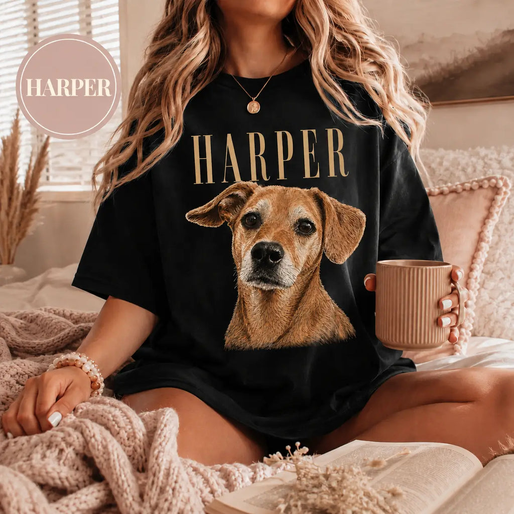 Personalized Pet Portrait T-Shirt
