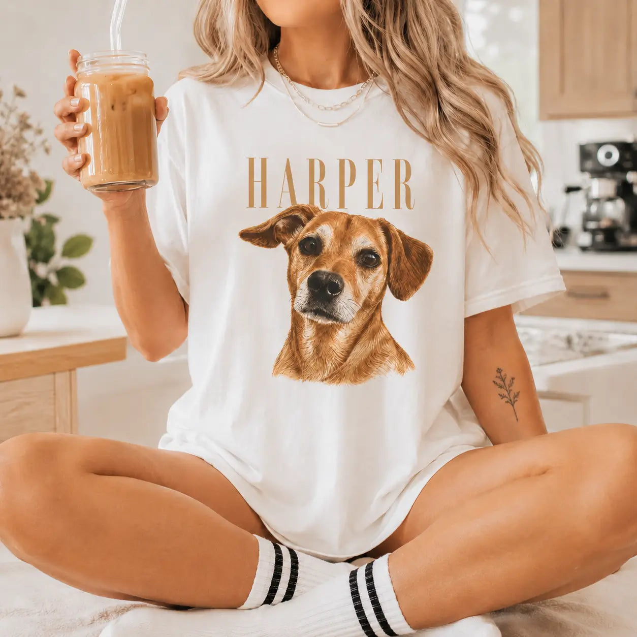 Personalized Pet Portrait T-Shirt