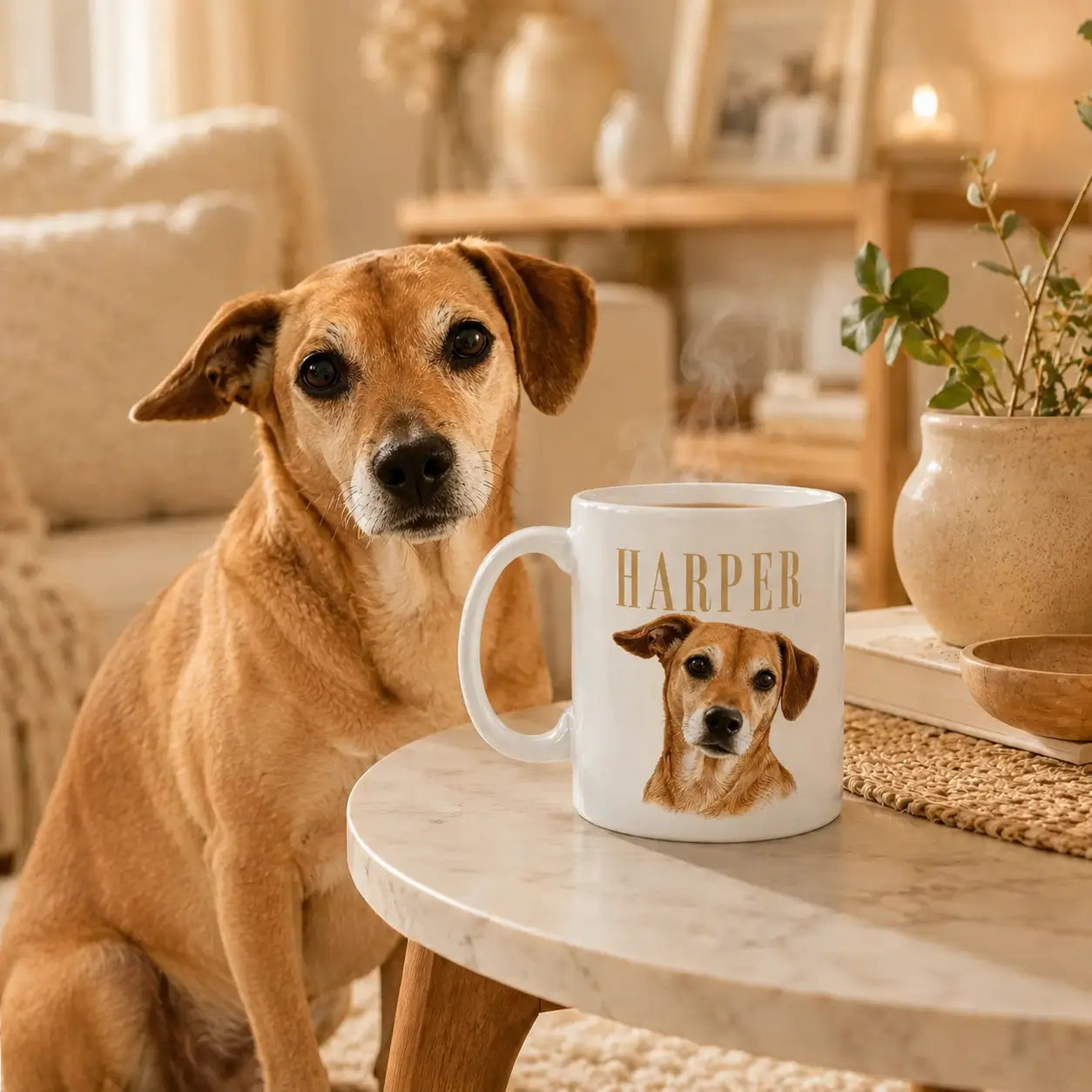 Personalized Pet Portrait Mug