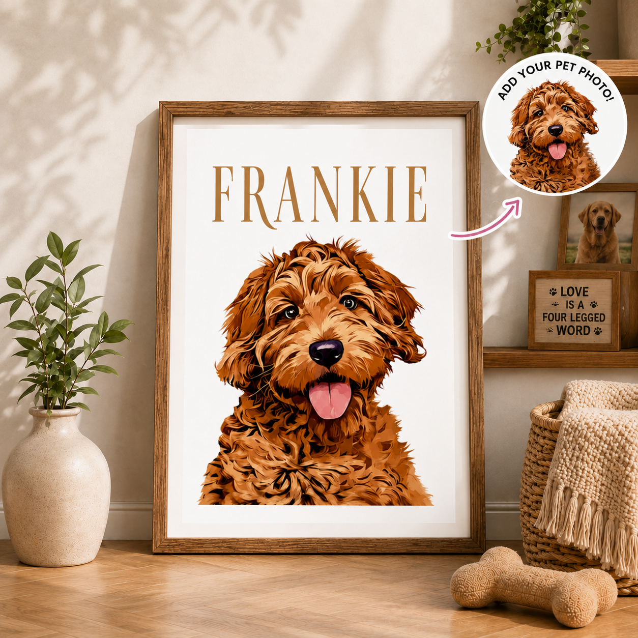 Personalized Pet Portrait Art Print