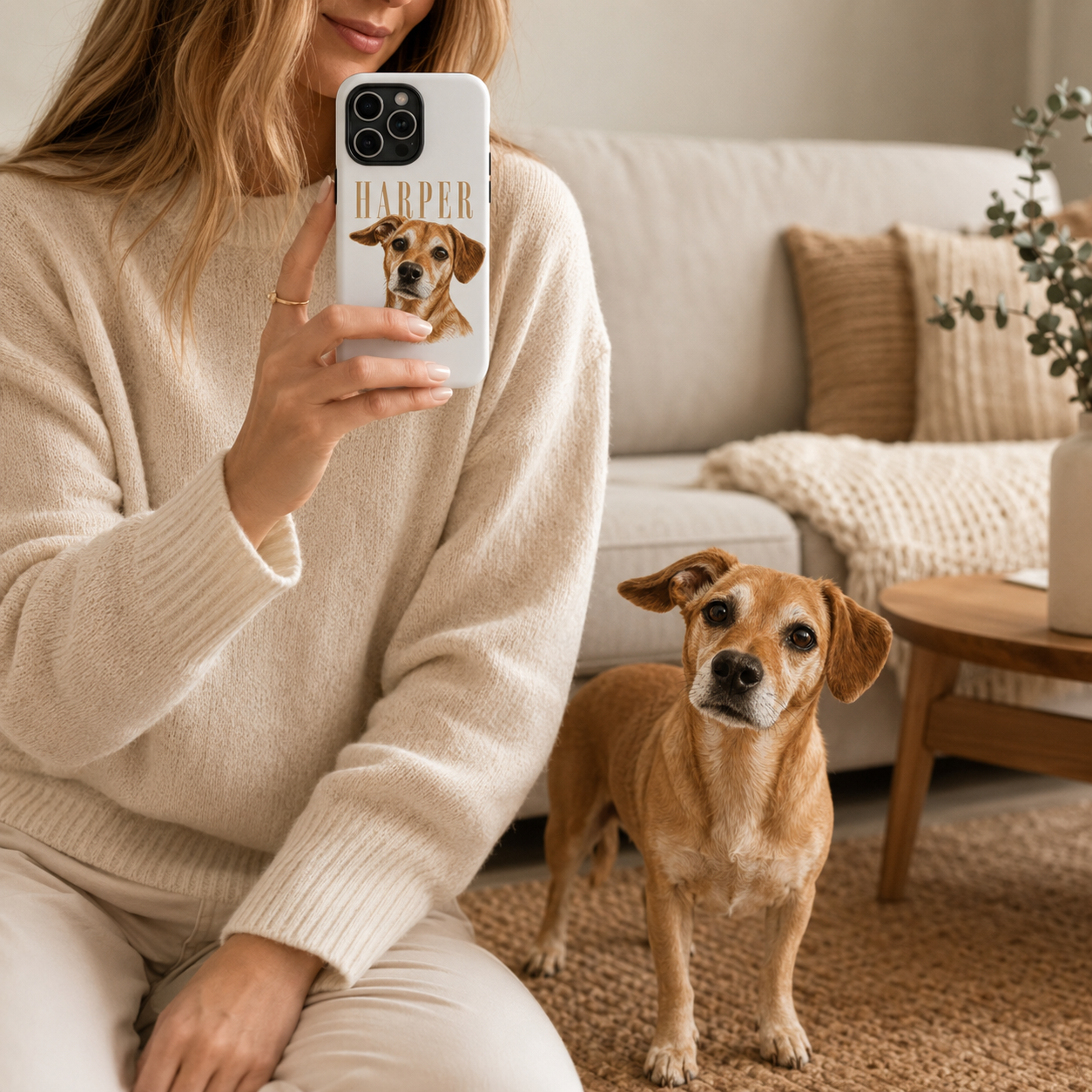 Personalized Pet Portrait Phone Case