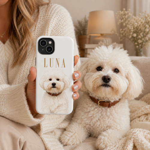 Personalized Pet Portrait Phone Case