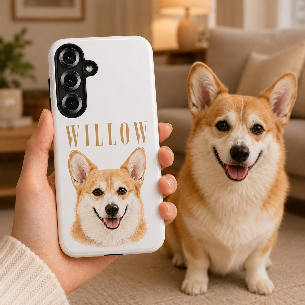 Personalized Pet Portrait Phone Case