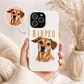 Personalized Pet Portrait Phone Case