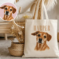 Personalized Pet Portrait Tote Bag