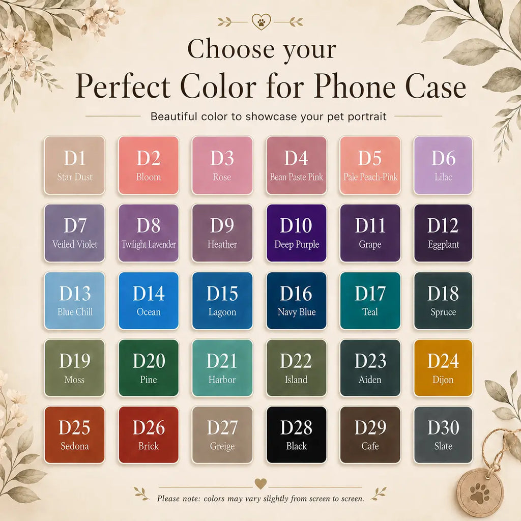 Personalized Pet Portrait Phone Case
