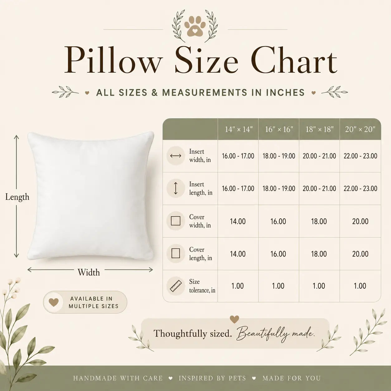 Personalized Pet Portrait Pillow