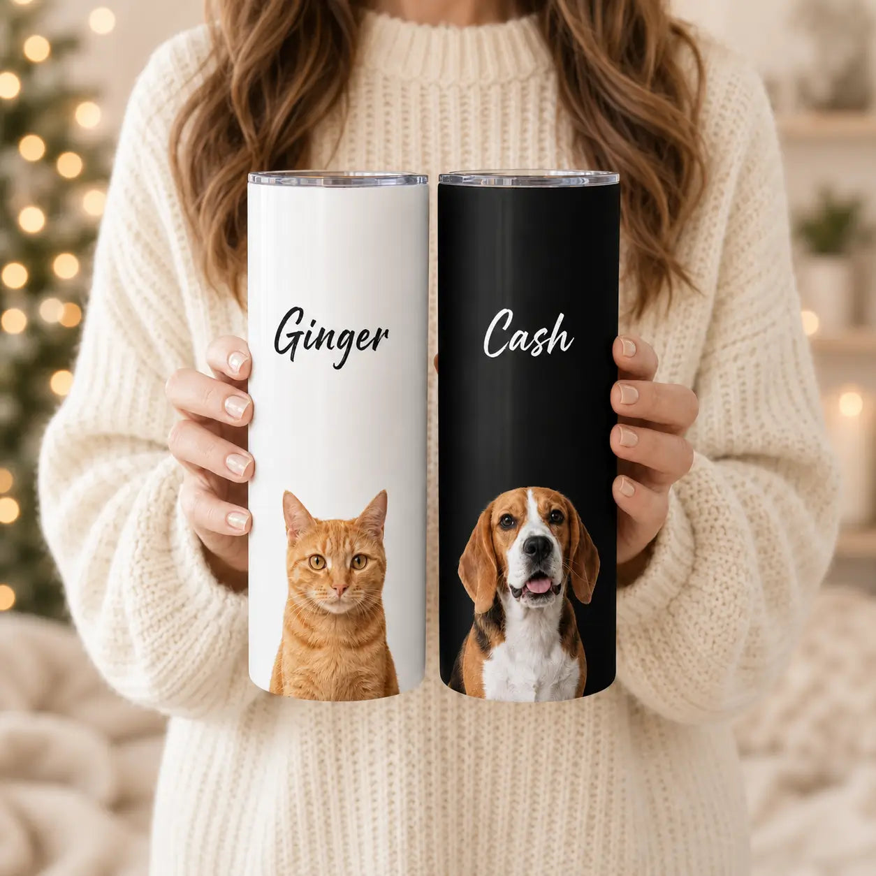 Personalized Pet Portrait Tumbler