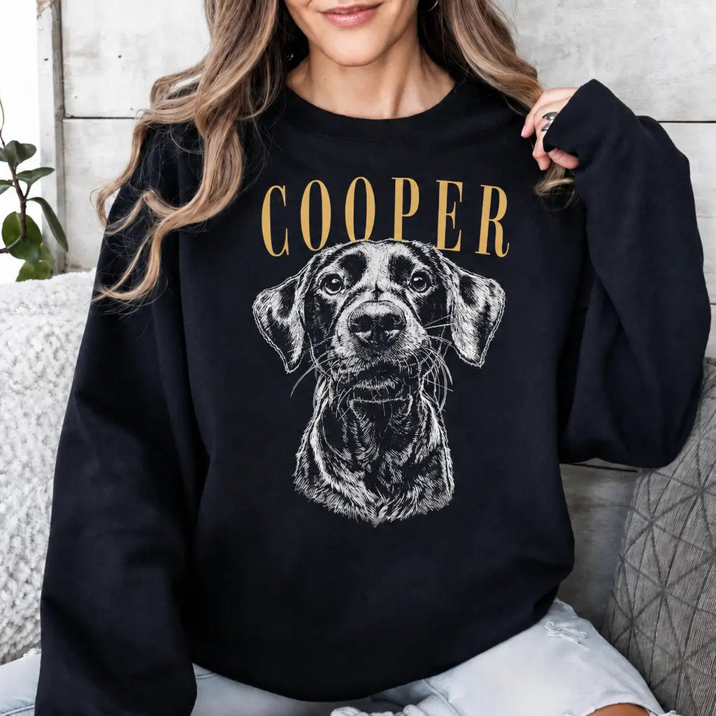 Personalized Pet Portrait Sweatshirt